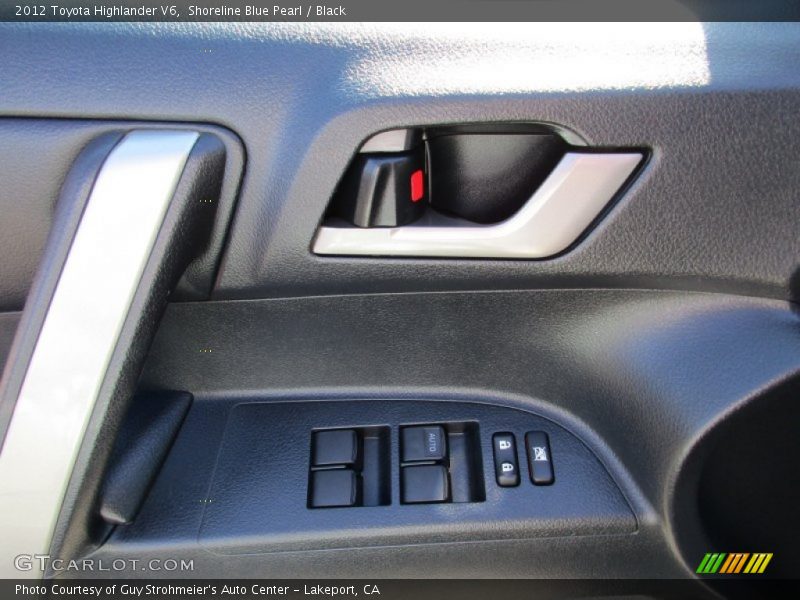 Shoreline Blue Pearl / Black 2012 Toyota Highlander V6