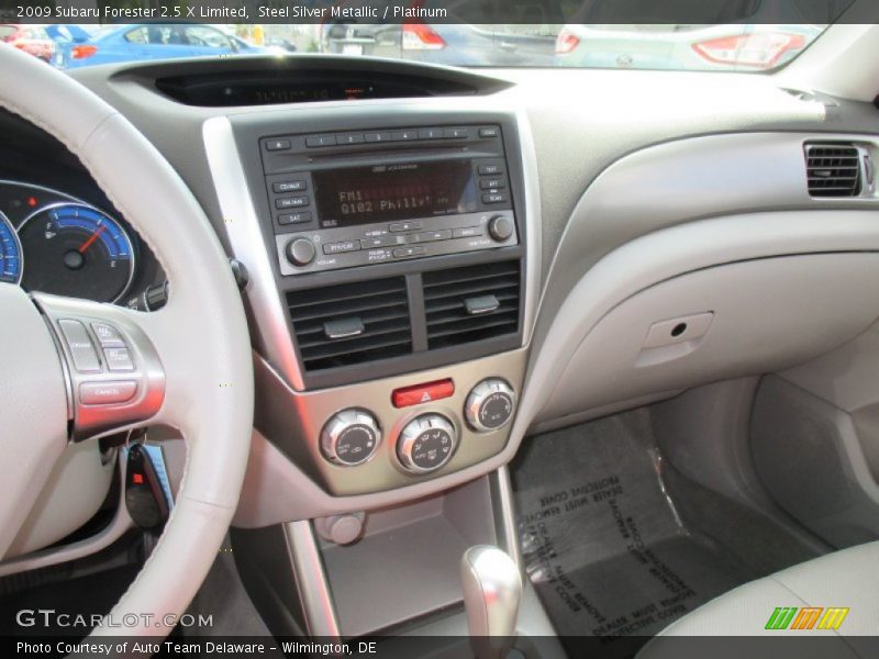 Steel Silver Metallic / Platinum 2009 Subaru Forester 2.5 X Limited