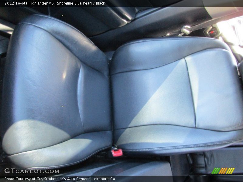 Shoreline Blue Pearl / Black 2012 Toyota Highlander V6