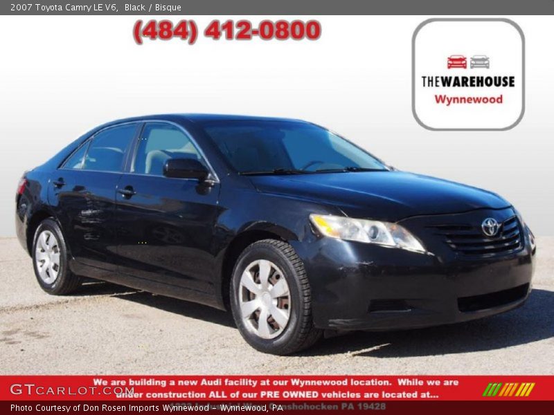 Black / Bisque 2007 Toyota Camry LE V6