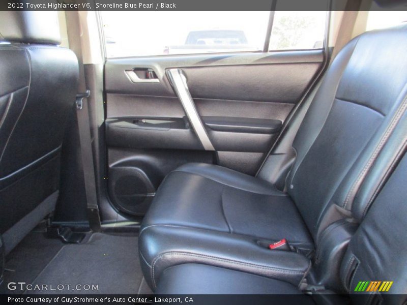 Shoreline Blue Pearl / Black 2012 Toyota Highlander V6
