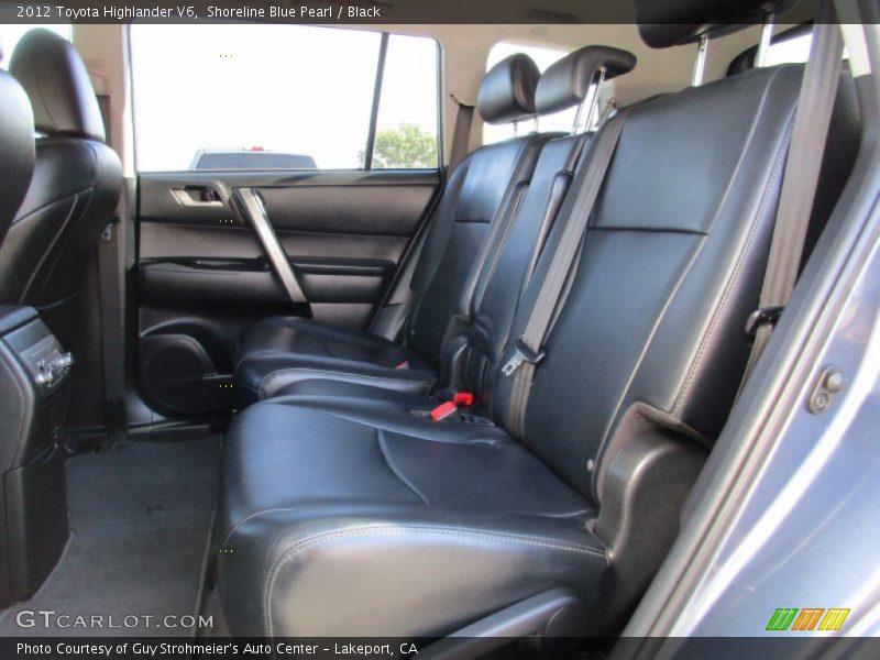 Shoreline Blue Pearl / Black 2012 Toyota Highlander V6