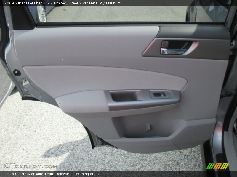 Steel Silver Metallic / Platinum 2009 Subaru Forester 2.5 X Limited