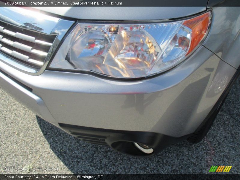 Steel Silver Metallic / Platinum 2009 Subaru Forester 2.5 X Limited