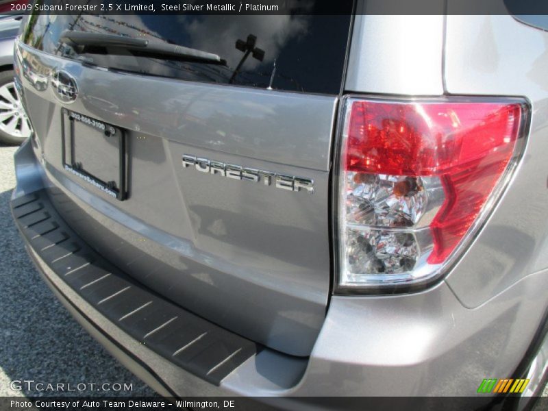 Steel Silver Metallic / Platinum 2009 Subaru Forester 2.5 X Limited
