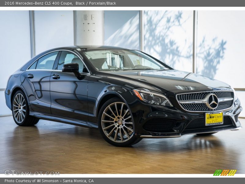 Black / Porcelain/Black 2016 Mercedes-Benz CLS 400 Coupe