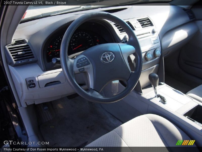 Black / Bisque 2007 Toyota Camry LE V6