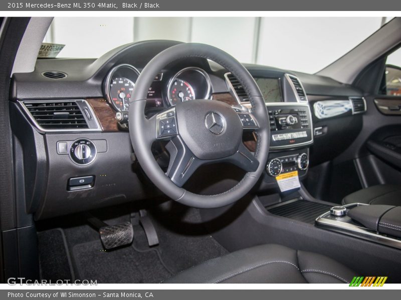 Black / Black 2015 Mercedes-Benz ML 350 4Matic