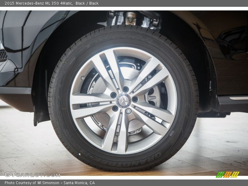 Black / Black 2015 Mercedes-Benz ML 350 4Matic