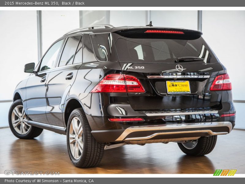 Black / Black 2015 Mercedes-Benz ML 350