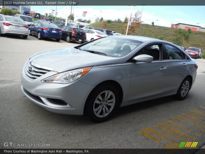 Radiant Silver / Gray 2012 Hyundai Sonata GLS