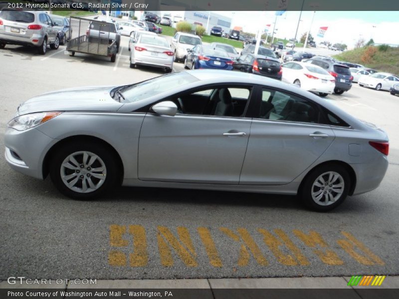 Radiant Silver / Gray 2012 Hyundai Sonata GLS