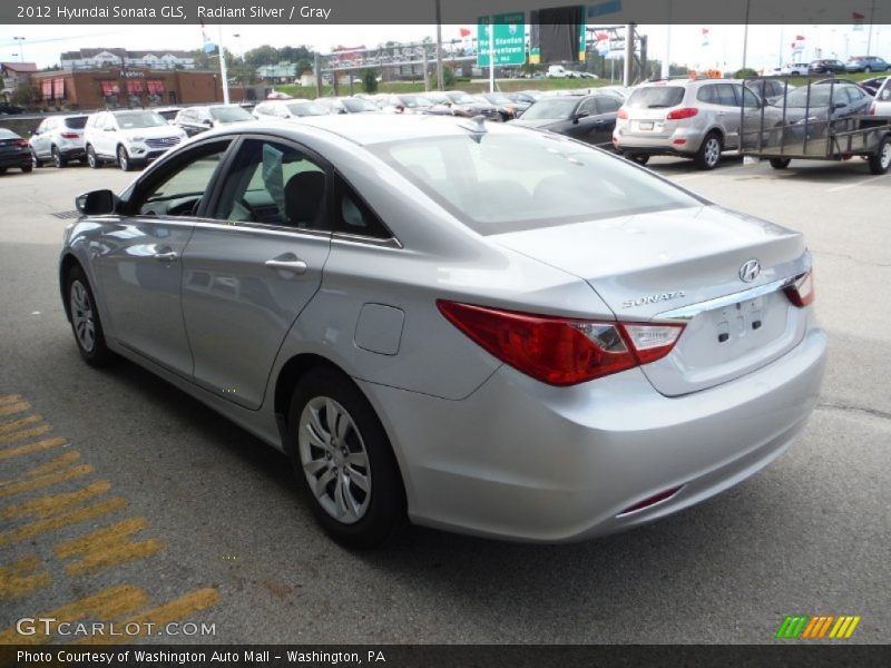 Radiant Silver / Gray 2012 Hyundai Sonata GLS