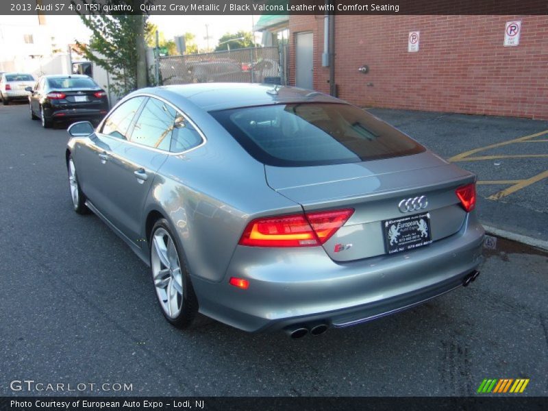 Quartz Gray Metallic / Black Valcona Leather with Comfort Seating 2013 Audi S7 4.0 TFSI quattro