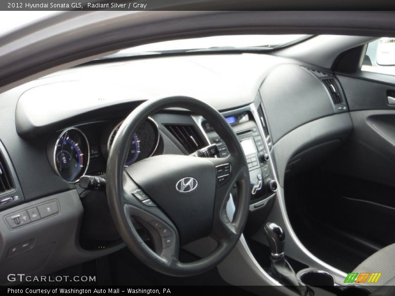 Radiant Silver / Gray 2012 Hyundai Sonata GLS