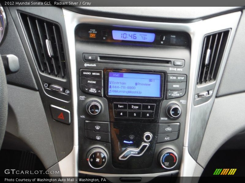 Radiant Silver / Gray 2012 Hyundai Sonata GLS