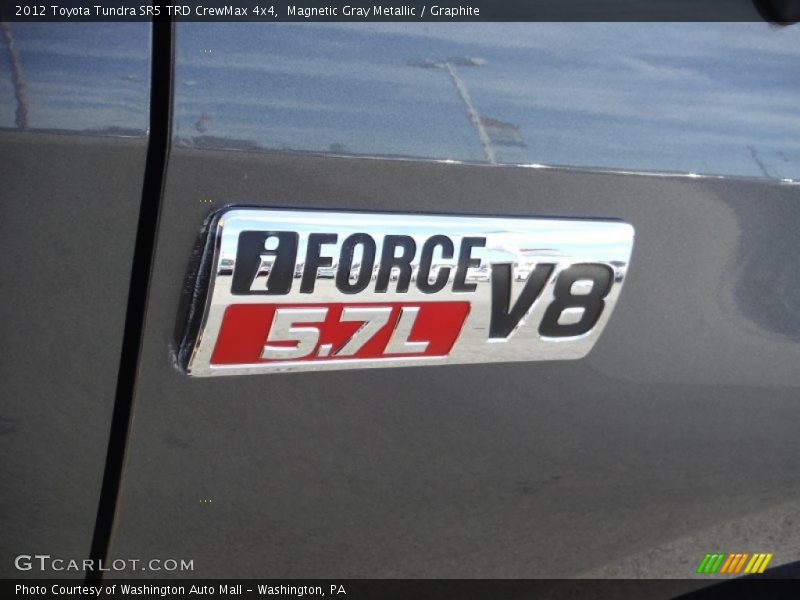 Magnetic Gray Metallic / Graphite 2012 Toyota Tundra SR5 TRD CrewMax 4x4