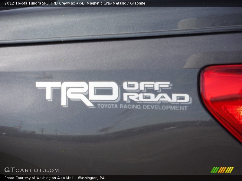 Magnetic Gray Metallic / Graphite 2012 Toyota Tundra SR5 TRD CrewMax 4x4
