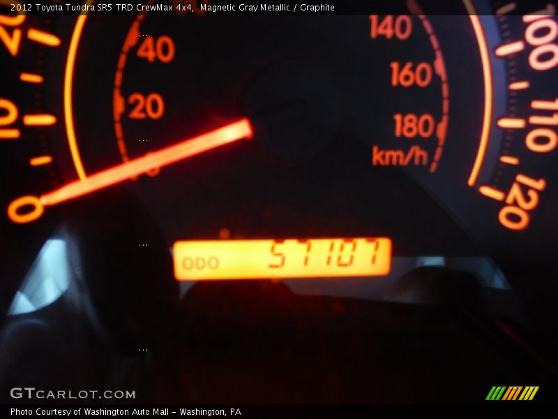 Magnetic Gray Metallic / Graphite 2012 Toyota Tundra SR5 TRD CrewMax 4x4