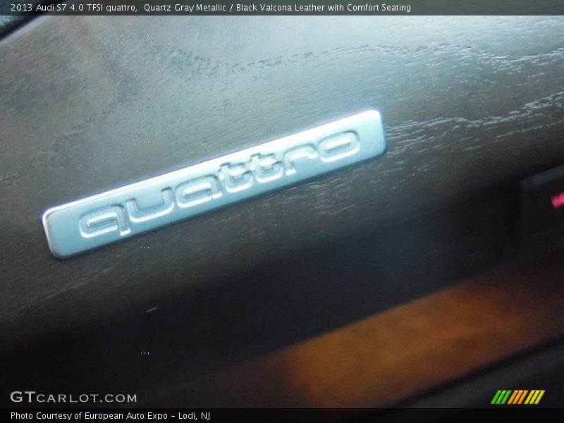 Quartz Gray Metallic / Black Valcona Leather with Comfort Seating 2013 Audi S7 4.0 TFSI quattro