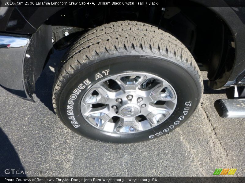 Brilliant Black Crystal Pearl / Black 2016 Ram 2500 Laramie Longhorn Crew Cab 4x4
