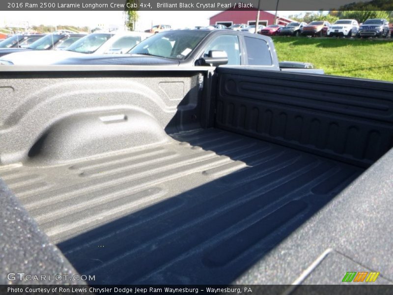Brilliant Black Crystal Pearl / Black 2016 Ram 2500 Laramie Longhorn Crew Cab 4x4
