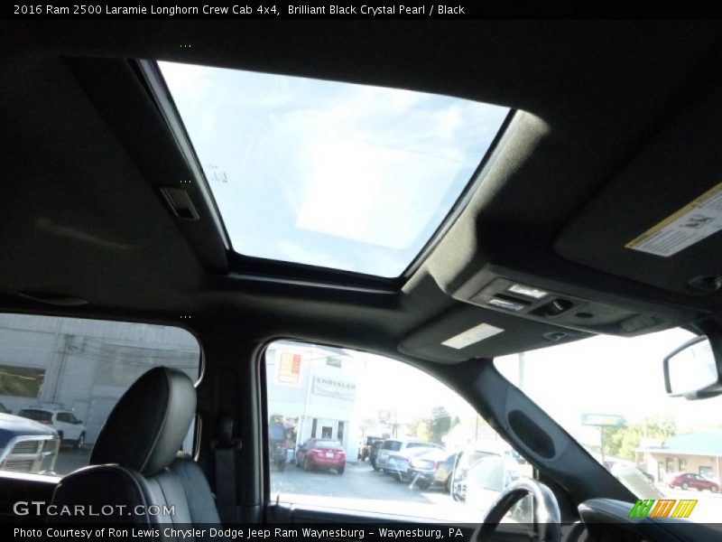 Brilliant Black Crystal Pearl / Black 2016 Ram 2500 Laramie Longhorn Crew Cab 4x4