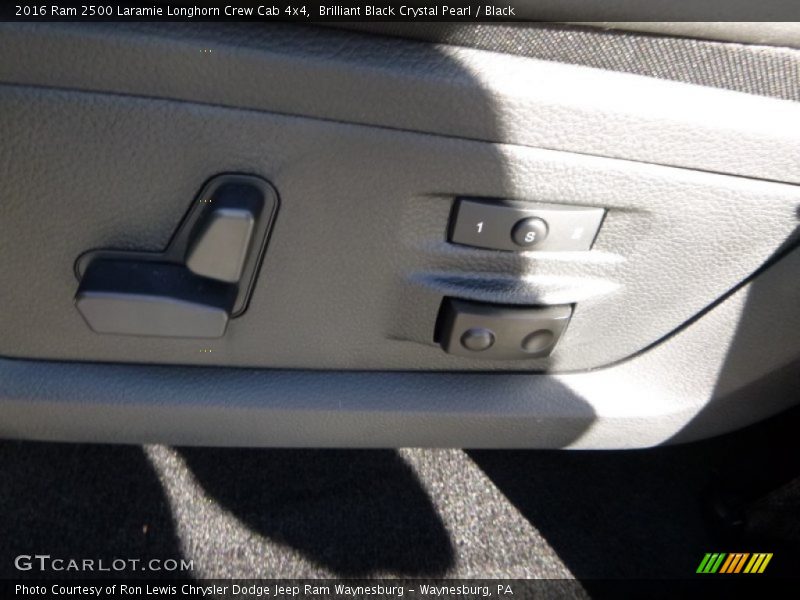 Brilliant Black Crystal Pearl / Black 2016 Ram 2500 Laramie Longhorn Crew Cab 4x4
