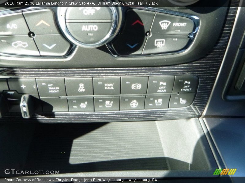 Brilliant Black Crystal Pearl / Black 2016 Ram 2500 Laramie Longhorn Crew Cab 4x4