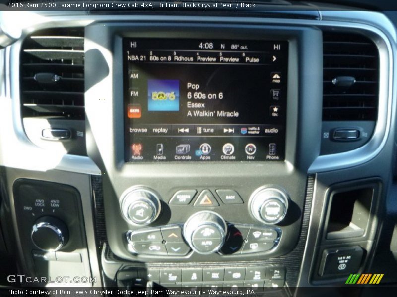 Brilliant Black Crystal Pearl / Black 2016 Ram 2500 Laramie Longhorn Crew Cab 4x4