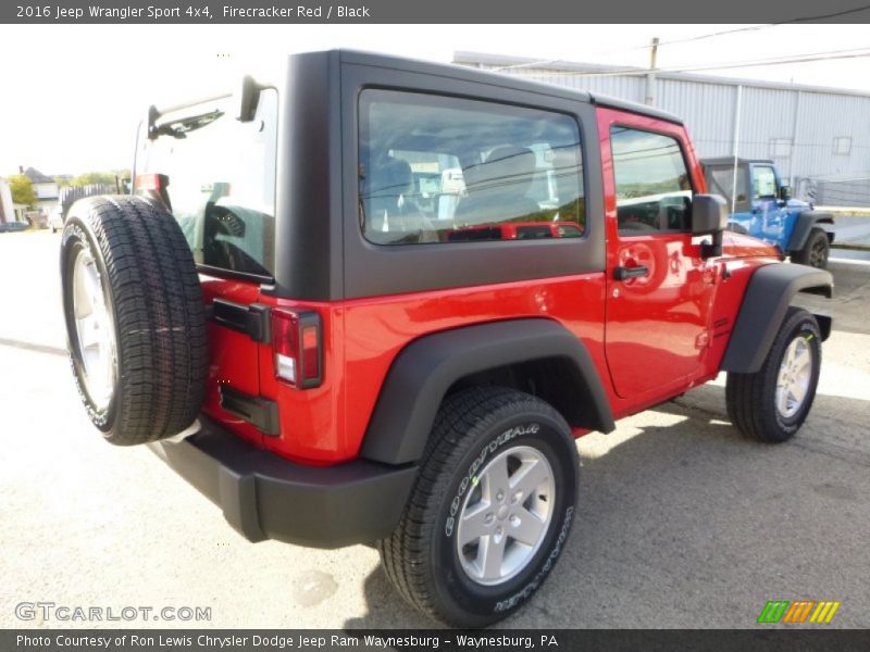 Firecracker Red / Black 2016 Jeep Wrangler Sport 4x4