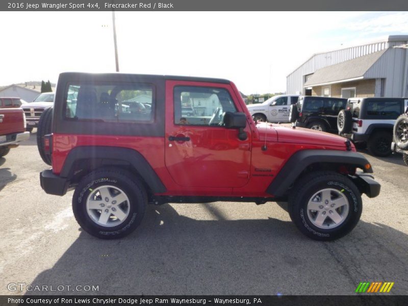 Firecracker Red / Black 2016 Jeep Wrangler Sport 4x4
