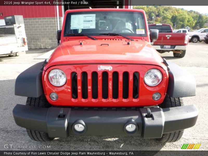 Firecracker Red / Black 2016 Jeep Wrangler Sport 4x4