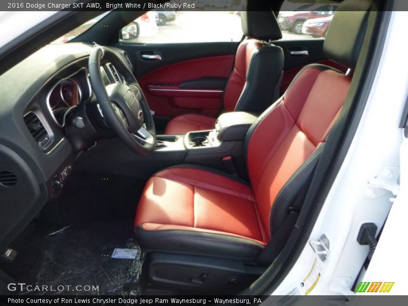 Front Seat of 2016 Charger SXT AWD