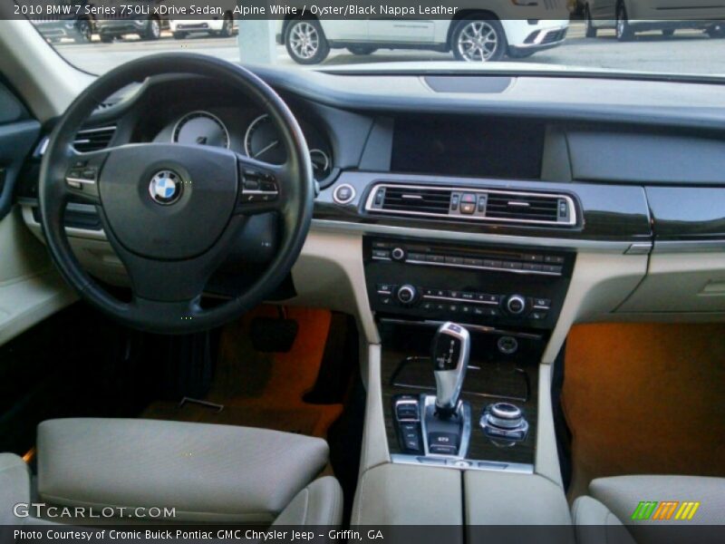 Alpine White / Oyster/Black Nappa Leather 2010 BMW 7 Series 750Li xDrive Sedan