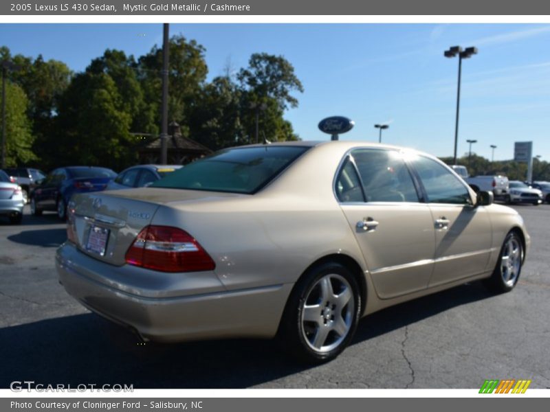 Mystic Gold Metallic / Cashmere 2005 Lexus LS 430 Sedan