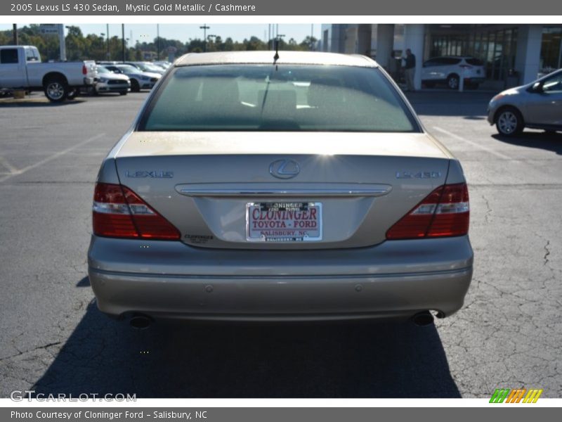 Mystic Gold Metallic / Cashmere 2005 Lexus LS 430 Sedan