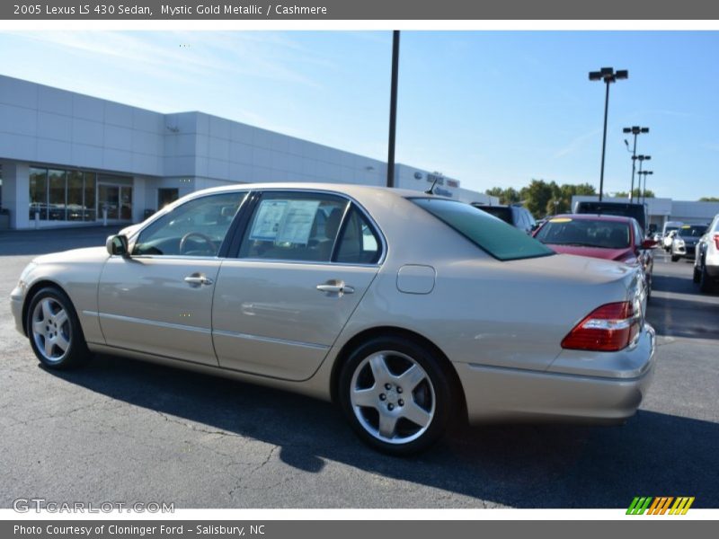 Mystic Gold Metallic / Cashmere 2005 Lexus LS 430 Sedan