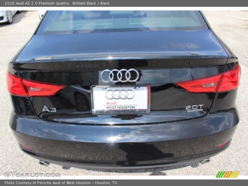 Brilliant Black / Black 2016 Audi A3 2.0 Premium quattro