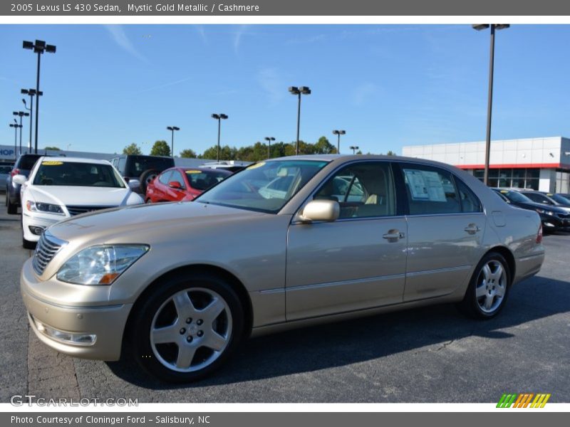 Mystic Gold Metallic / Cashmere 2005 Lexus LS 430 Sedan
