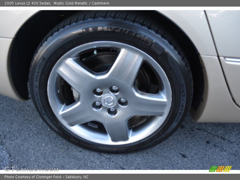 Mystic Gold Metallic / Cashmere 2005 Lexus LS 430 Sedan