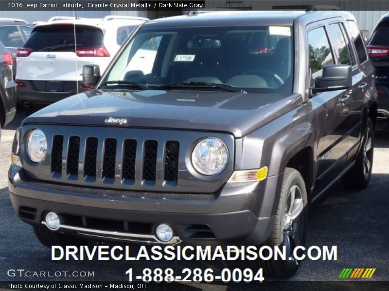 Granite Crystal Metallic / Dark Slate Gray 2016 Jeep Patriot Latitude