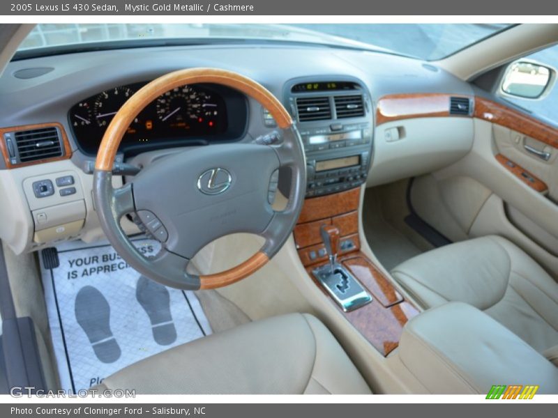 Mystic Gold Metallic / Cashmere 2005 Lexus LS 430 Sedan
