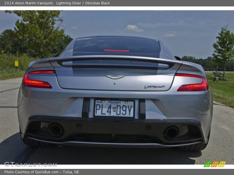 Lightning Silver / Obsidian Black 2014 Aston Martin Vanquish