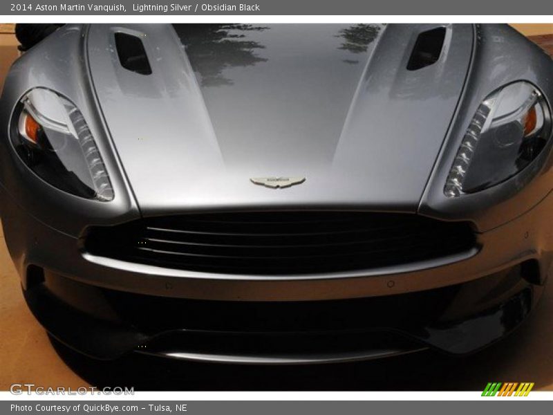 Lightning Silver / Obsidian Black 2014 Aston Martin Vanquish