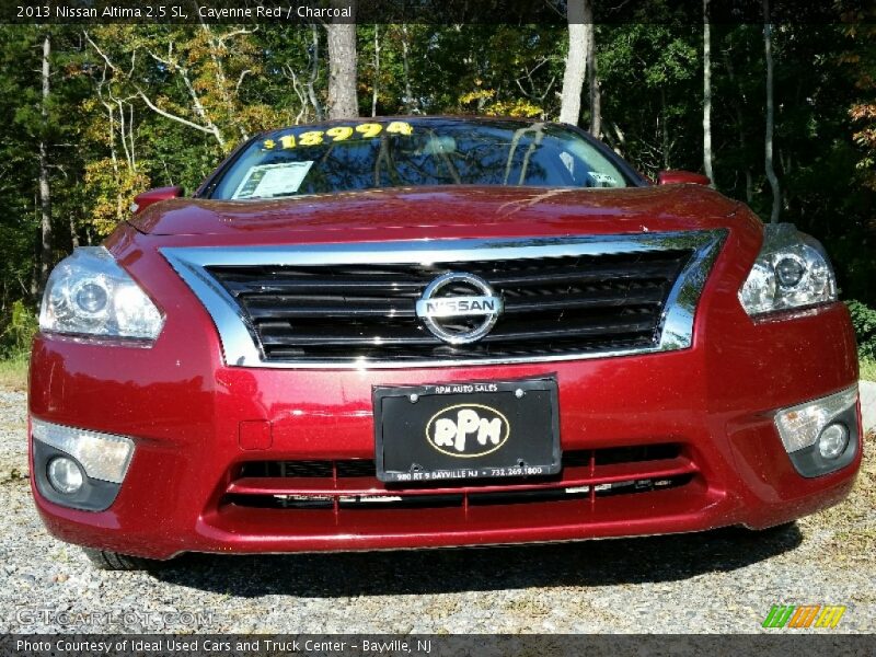 Cayenne Red / Charcoal 2013 Nissan Altima 2.5 SL