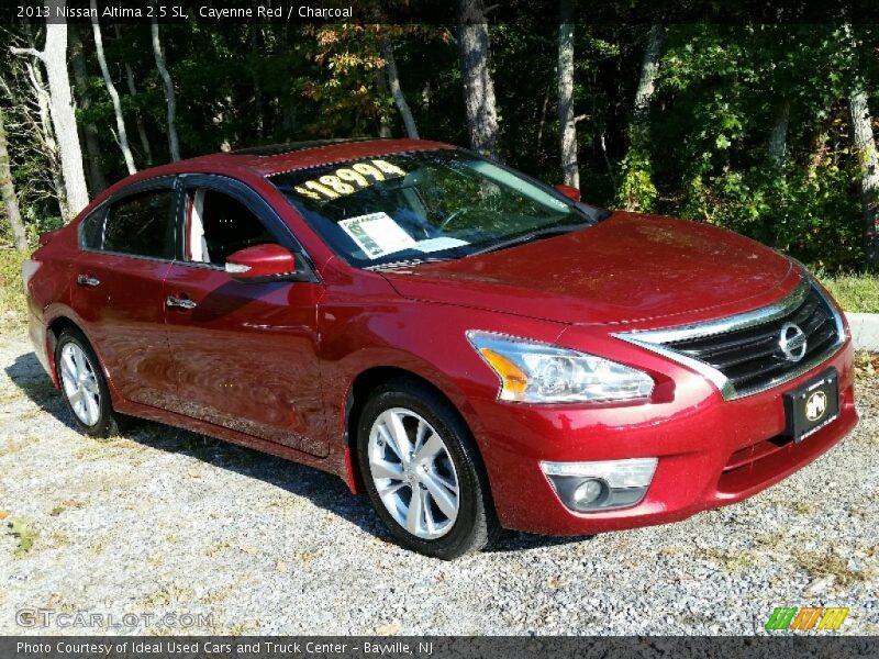 Cayenne Red / Charcoal 2013 Nissan Altima 2.5 SL