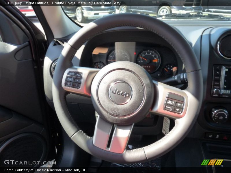 Granite Crystal Metallic / Dark Slate Gray 2016 Jeep Patriot Latitude