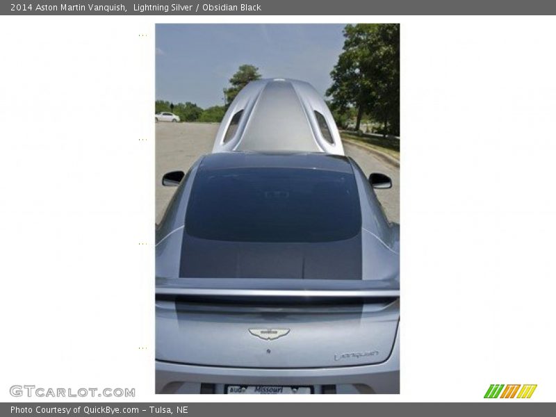 Lightning Silver / Obsidian Black 2014 Aston Martin Vanquish