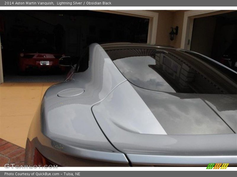 Lightning Silver / Obsidian Black 2014 Aston Martin Vanquish